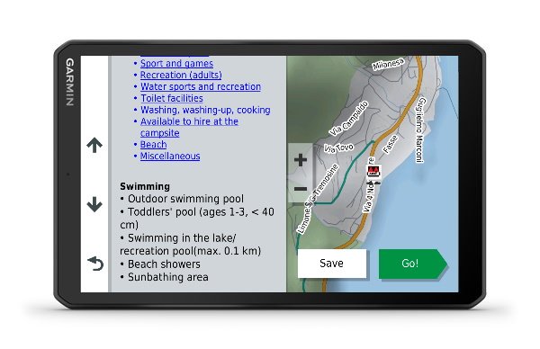 Zaleta Garmin Camper 890 MT-D [010-02425-10]